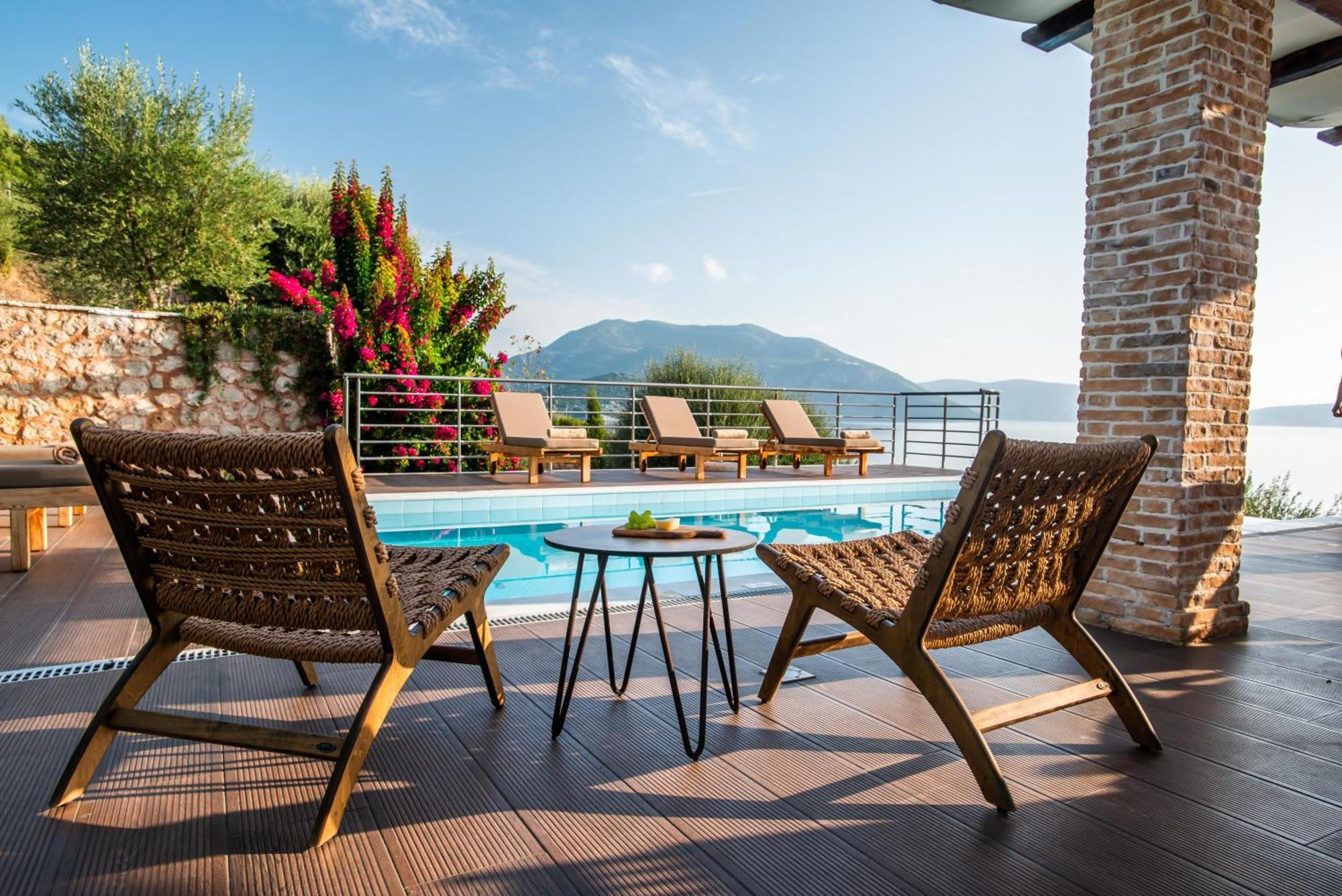 Iris Villas Lefkada - Marine Villa With Private Sea Access Sivota  Exterior photo
