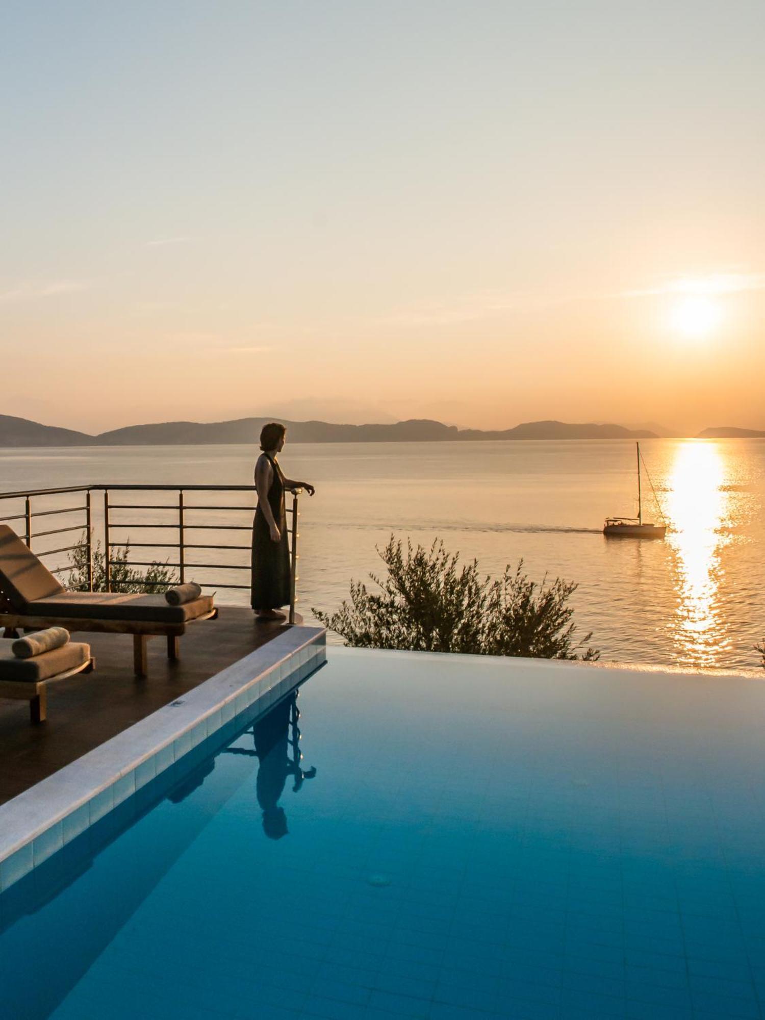 Iris Villas Lefkada - Marine Villa With Private Sea Access Sivota  Exterior photo