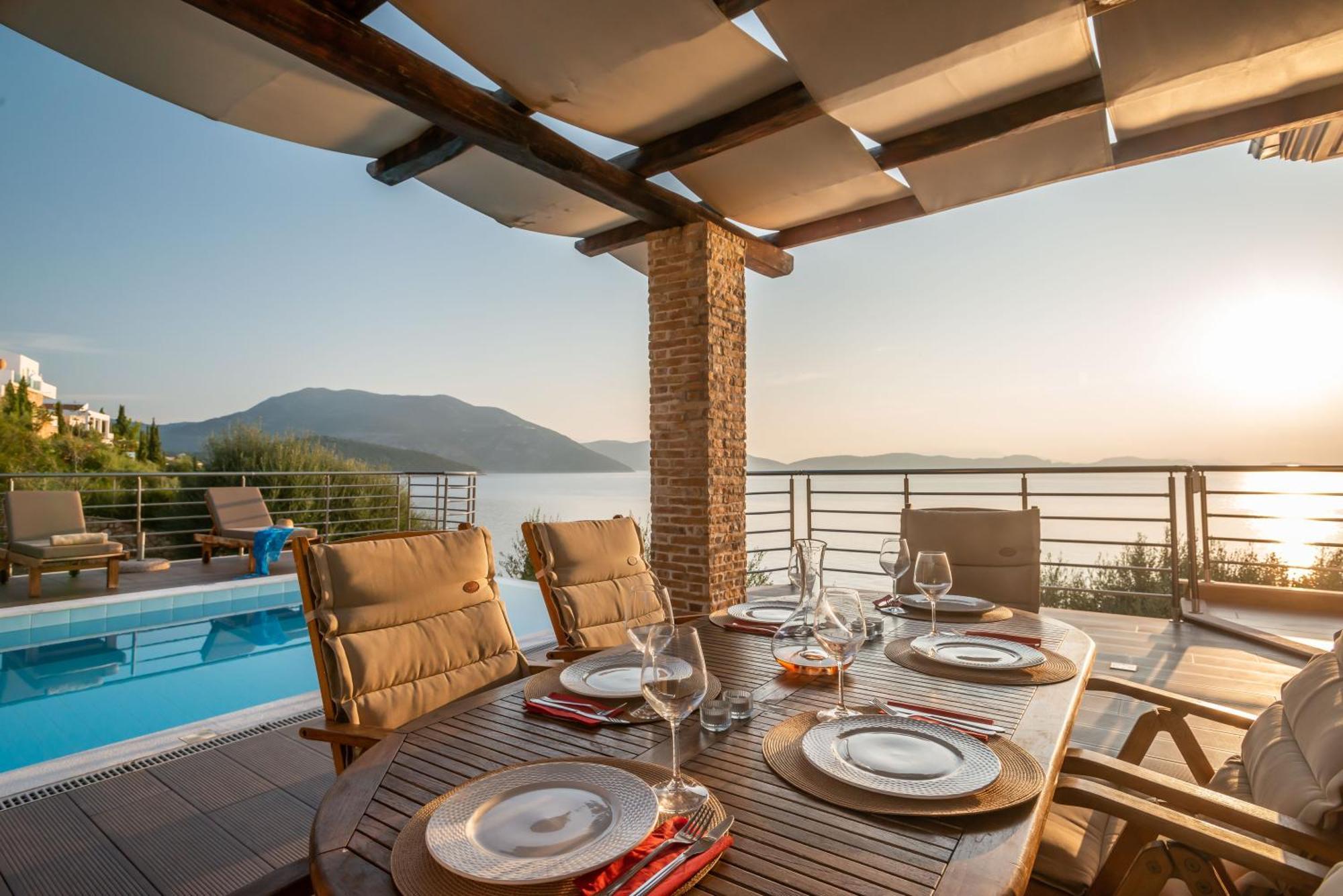 Iris Villas Lefkada - Marine Villa With Private Sea Access Sivota  Exterior photo