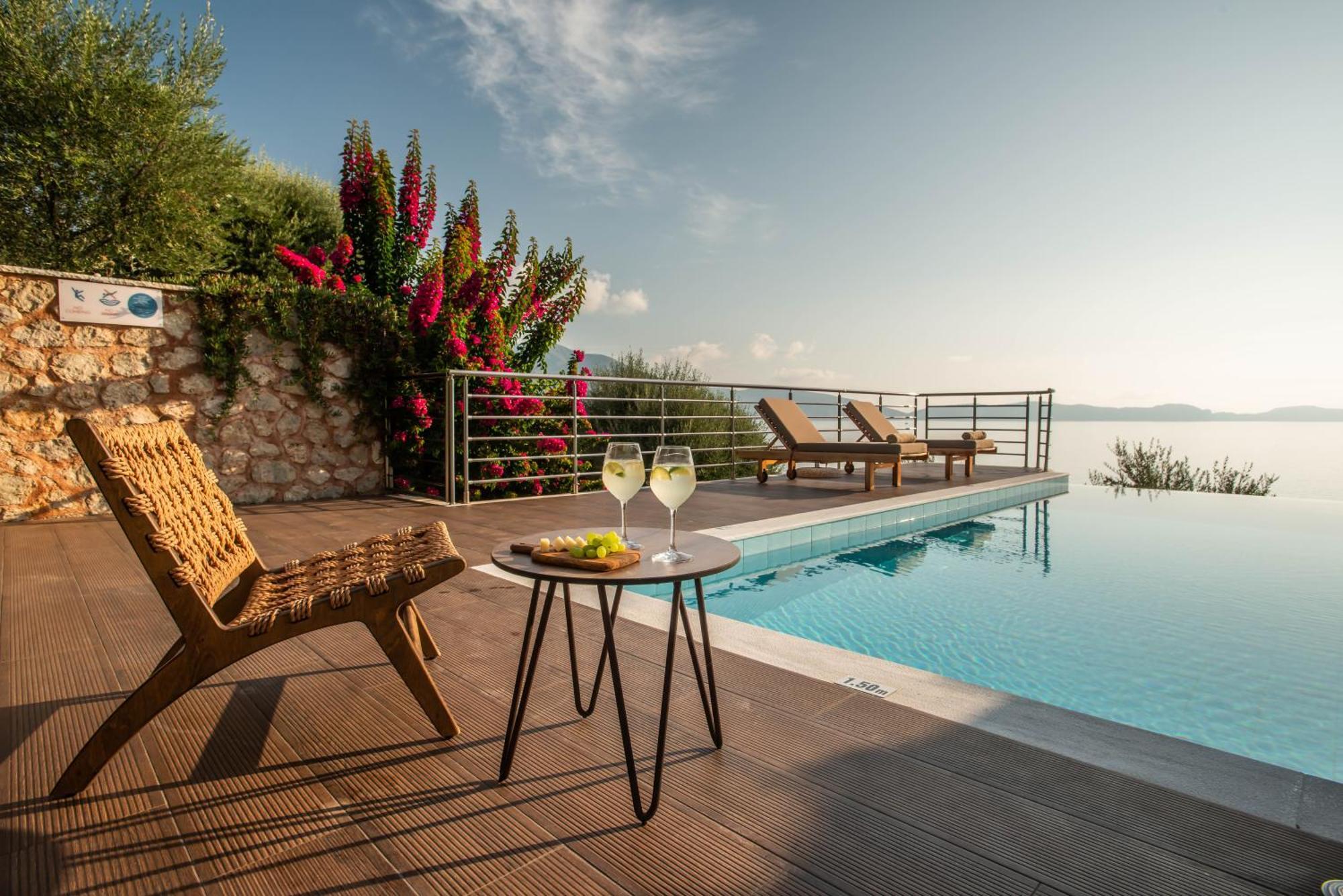 Iris Villas Lefkada - Marine Villa With Private Sea Access Sivota  Exterior photo