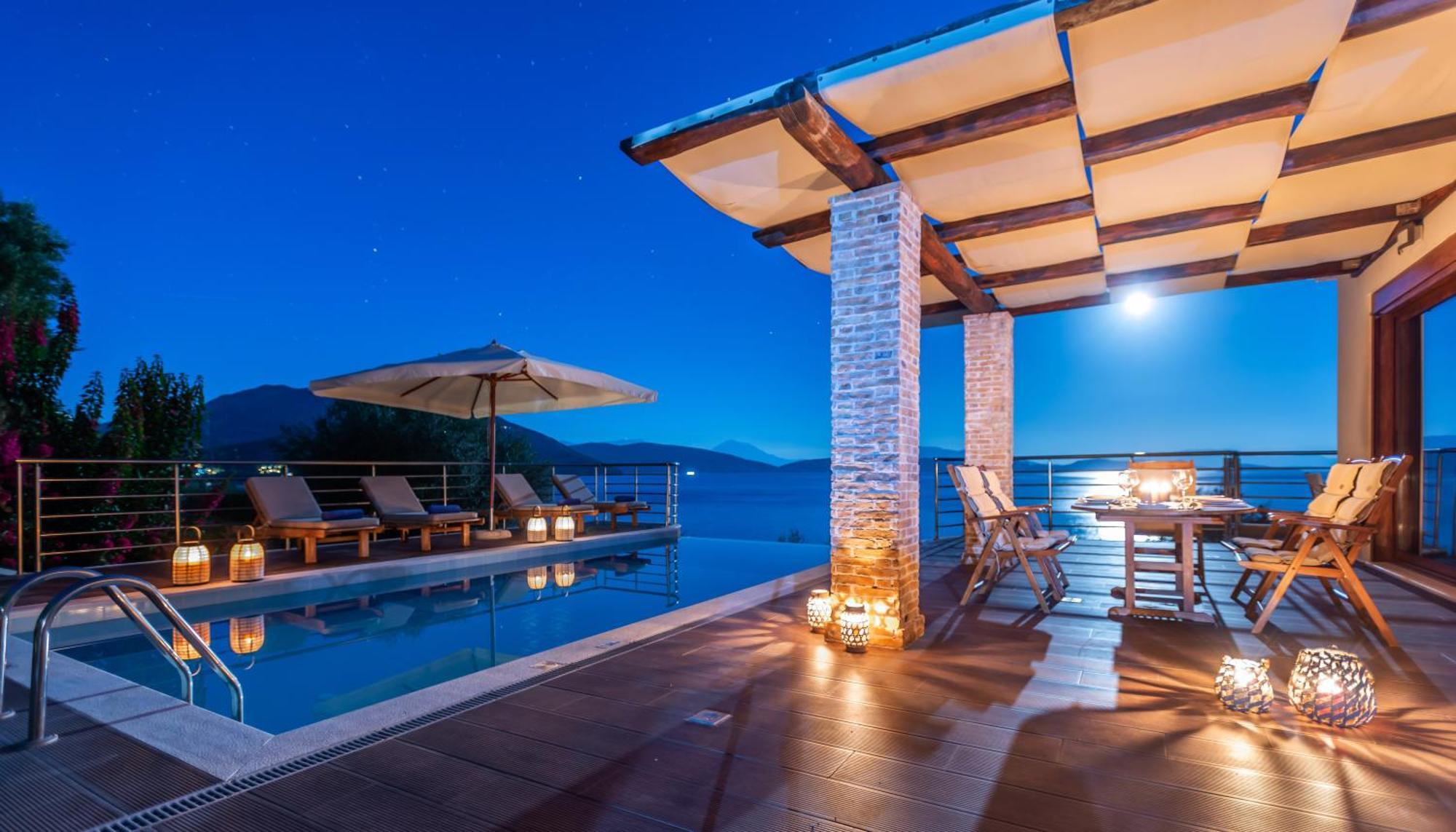 Iris Villas Lefkada - Marine Villa With Private Sea Access Sivota  Exterior photo